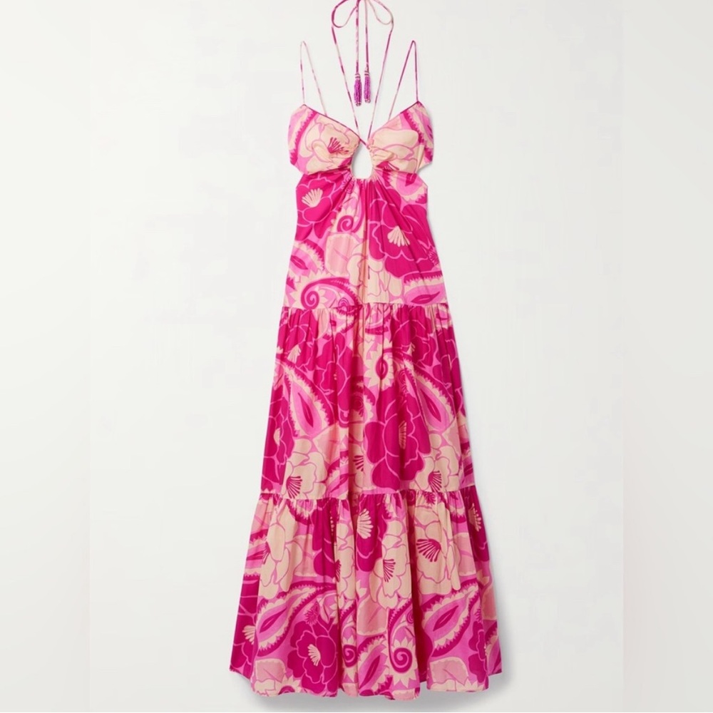 Farm Rio Tropical Groove Cotton Maxi Dress